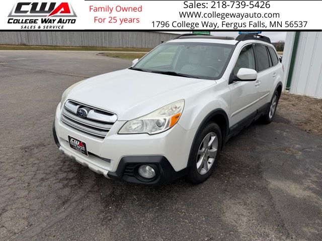 Satin White Pearl 2013 Subaru Outback 2.5i Limited Wagon All-Wheel Drive Continuously Variable Transmission