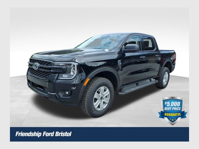 Shadow Black 2026 Ford Ranger XL SuperCrew 4WD Pickup Truck Four-Wheel Drive Automatic