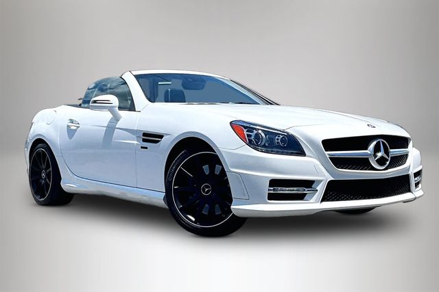 Polar White 2014 Mercedes-Benz SLK 250 Convertible Rear-Wheel Drive 7-Speed Automatic