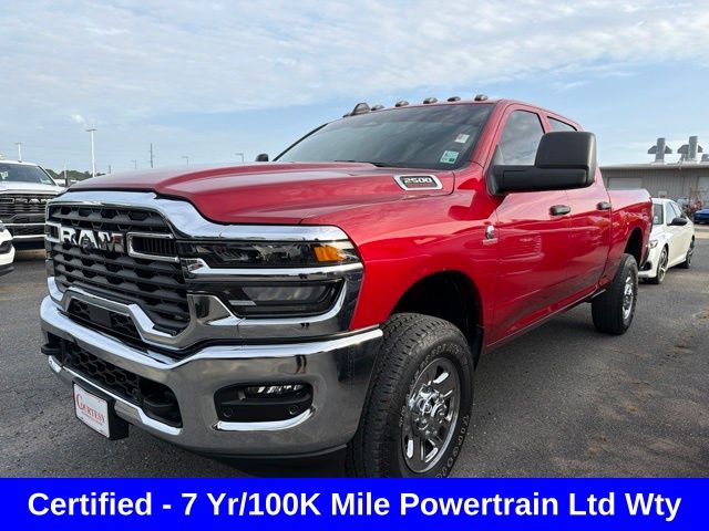 Molten Red 2025 RAM 2500 Pickup Truck Four-Wheel Drive 8-Speed Automatic