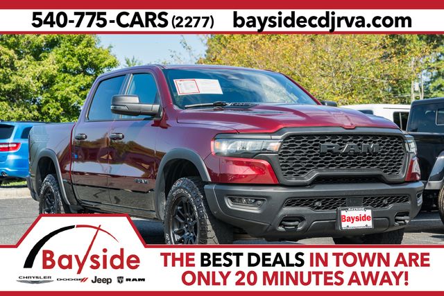 Delmonico Red Pearlcoat 2025 RAM 1500 Pickup Truck Four-Wheel Drive 8-Speed Automatic