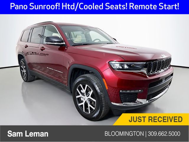 Velvet Red Pearlcoat 2025 Jeep Grand Cherokee L Limited RWD SUV / Crossover 4X2 8-Speed Automatic
