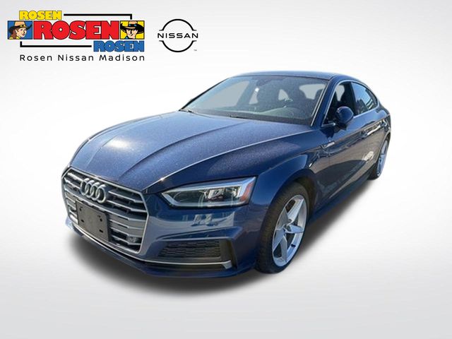 Blue Metallic 2018 Audi A5 Sportback 2.0T quattro Premium Plus AWD Sedan All-Wheel Drive 7-Speed Automatic