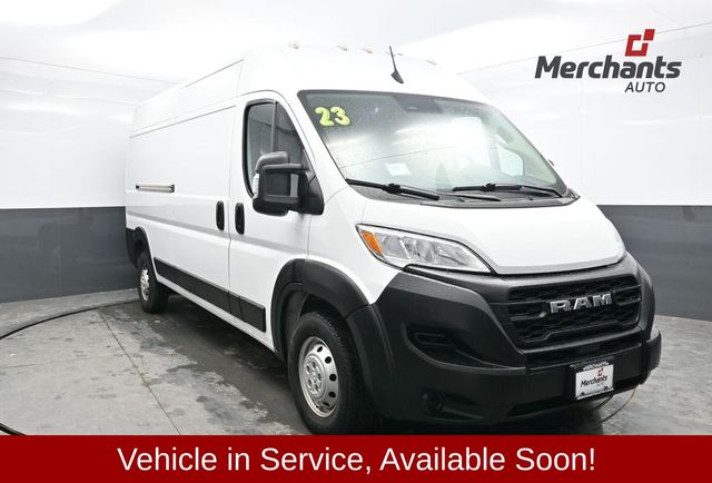 Bright White Clearcoat 2023 RAM ProMaster 2500 159 High Roof Cargo Van FWD Van Front-Wheel Drive 9-Speed Automatic