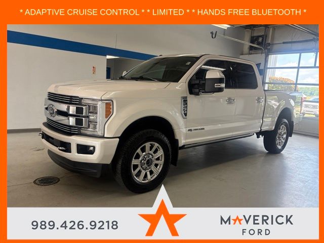 White 2018 Ford F-250 Super Duty Pickup Truck Four-Wheel Drive 6-Speed Automatic