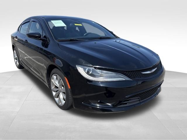 Black Clearcoat 2015 Chrysler 200 Sedan All-Wheel Drive 9-Speed Automatic