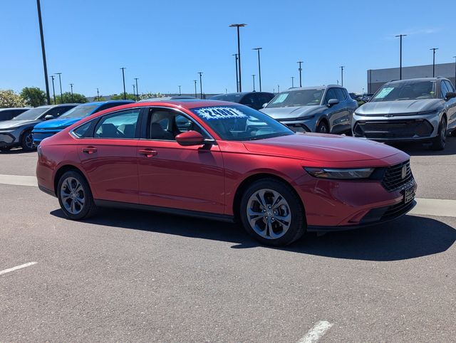 2024 Honda Accord EX Red at Joe Myers Mazda Kia