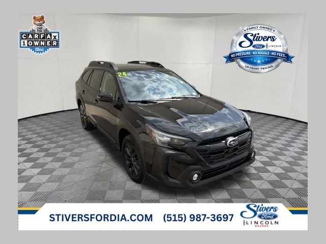 Crystal Black Silica 2024 Subaru Outback SUV / Crossover All-Wheel Drive Continuously Variable Transmission