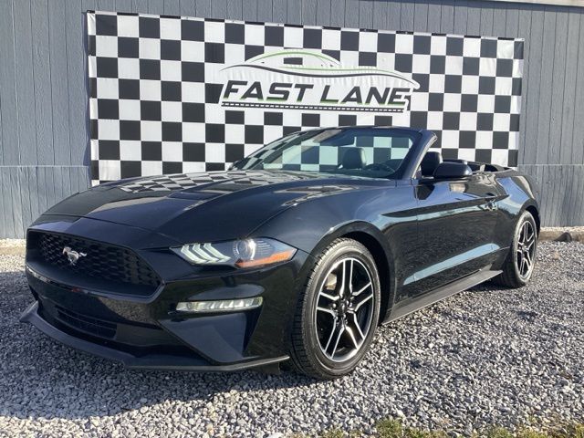 Shadow Black 2021 Ford Mustang EcoBoost Premium Convertible RWD Convertible Rear-Wheel Drive Automatic