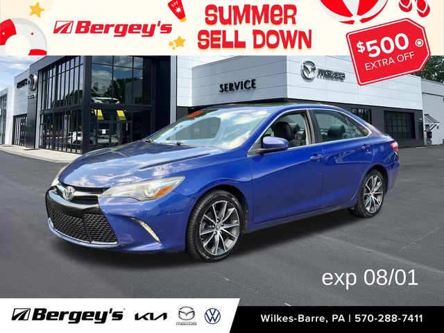 Blue 2016 Toyota Camry Sedan Front-Wheel Drive 6-Speed Automatic
