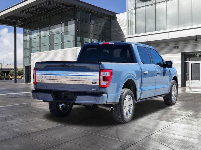 2023 Azure Gray Metallic Tri-Coat Ford F-150 Platinum 4X4 Truck