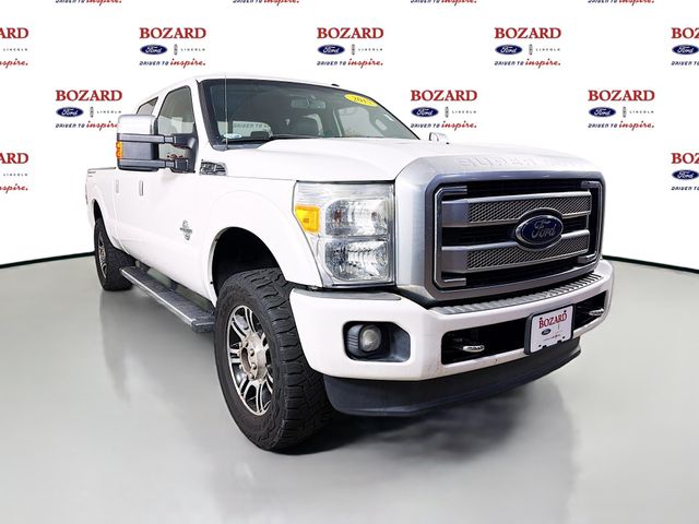 White Platinum Metallic Tri-Coat 2015 Ford F-250 Super Duty Pickup Truck Four-Wheel Drive 6-Speed Automatic Overdrive