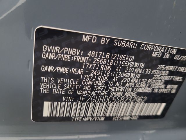 2025 – Subaru – Crosstrek