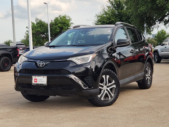 Black 2017 Toyota RAV4 LE AWD SUV / Crossover All-Wheel Drive 6-Speed Automatic