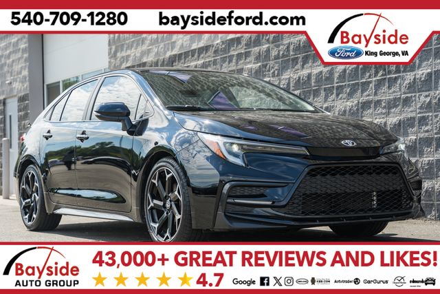 Midnight Black Metallic 2025 Toyota Corolla Sedan Front-Wheel Drive Continuously Variable Transmission