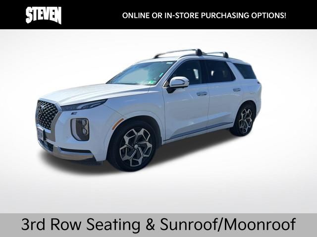 Hyper White 2022 Hyundai Palisade Calligraphy FWD SUV / Crossover Front-Wheel Drive 8-Speed Automatic