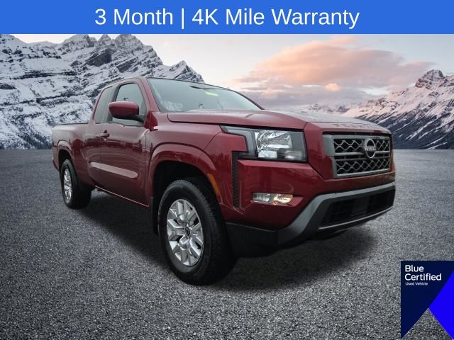 Cardinal Red 2022 Nissan Frontier SV King Cab 4WD Pickup Truck Four-Wheel Drive 9-Speed Automatic
