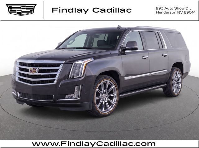 Dark Granite Metallic 2017 Cadillac Escalade ESV SUV / Crossover Four-Wheel Drive 8-Speed Automatic
