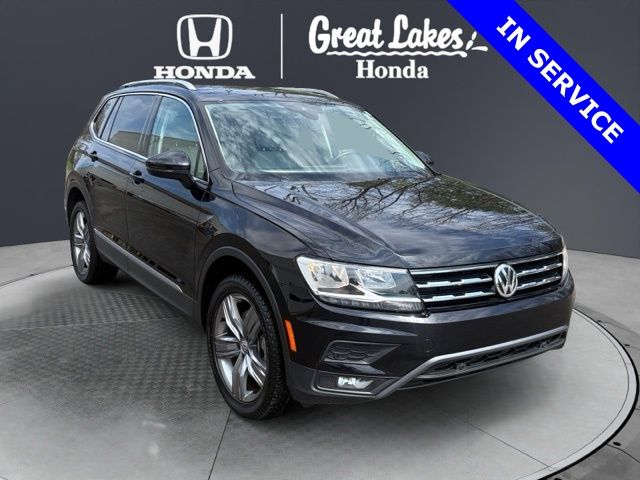 Atlantic Blue Metallic 2021 Volkswagen Tiguan SEL 4Motion SUV / Crossover All-Wheel Drive 8-Speed Automatic