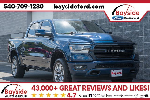 Patriot Blue Pearlcoat 2020 RAM 1500 Pickup Truck Four-Wheel Drive 8-Speed Automatic