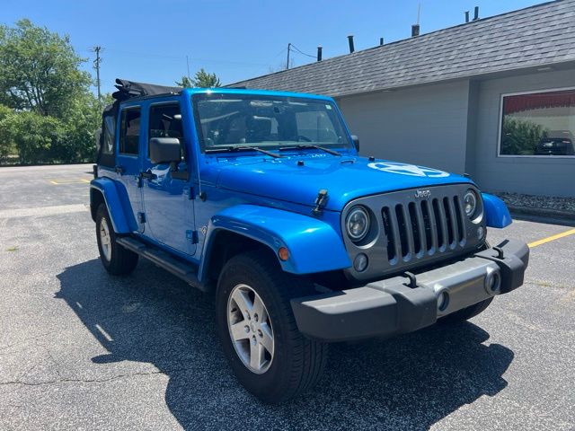 Hydro Blue Pearl Coat 2014 Jeep Wrangler SUV / Crossover Four-Wheel Drive 5-Speed Automatic
