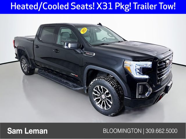 Onyx Black 2021 GMC Sierra 1500 AT4 Crew Cab 4WD Pickup Truck Four-Wheel Drive Automatic