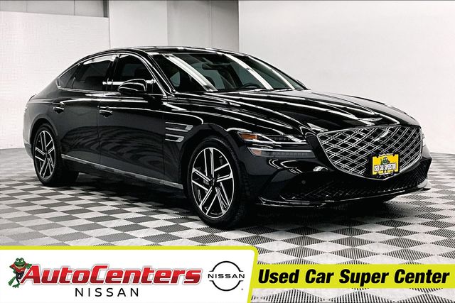 Vik Black 2025 Genesis G80 2.5T Advanced AWD Sedan All-Wheel Drive 8-Speed Automatic