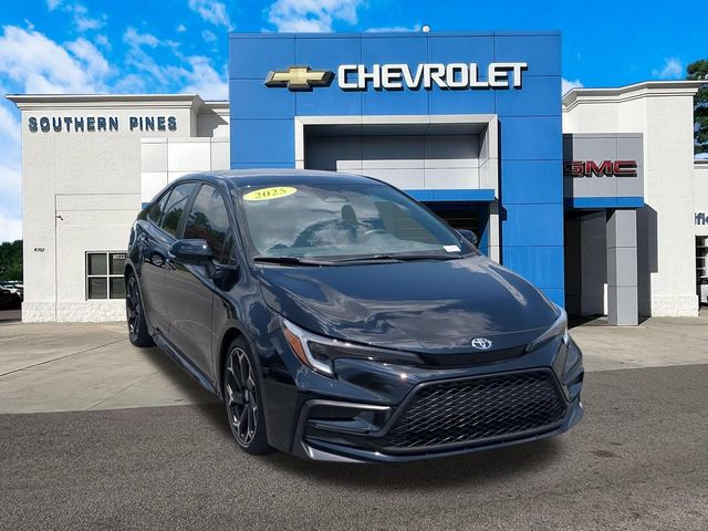 Midnight Black Metallic 2025 Toyota Corolla Sedan Front-Wheel Drive Continuously Variable Transmission