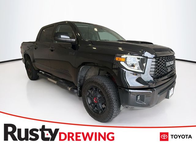 Midnight Black Metallic 2020 Toyota Tundra TRD Pro CrewMax 4WD Pickup Truck Four-Wheel Drive 6-Speed Automatic