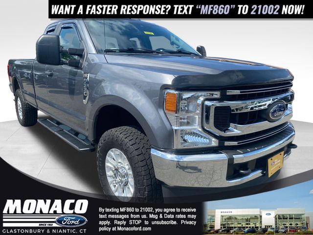 Gray Metallic 2021 Ford F-350 Super Duty Pickup Truck Four-Wheel Drive Automatic
