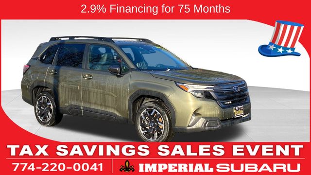 Autumn Green Metallic 2026 Subaru Forester SUV / Crossover All-Wheel Drive Continuously Variable Transmission