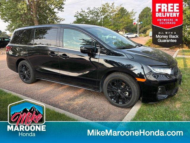Crystal Black Pearl 2025 Honda Odyssey Minivan Front-Wheel Drive Automatic