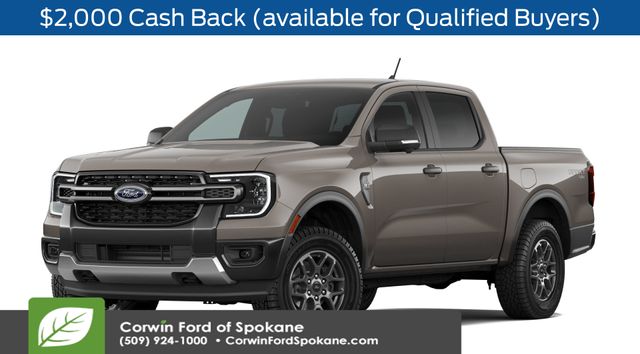 Marsh Gray 2026 Ford Ranger Pickup Truck Four-Wheel Drive Automatic