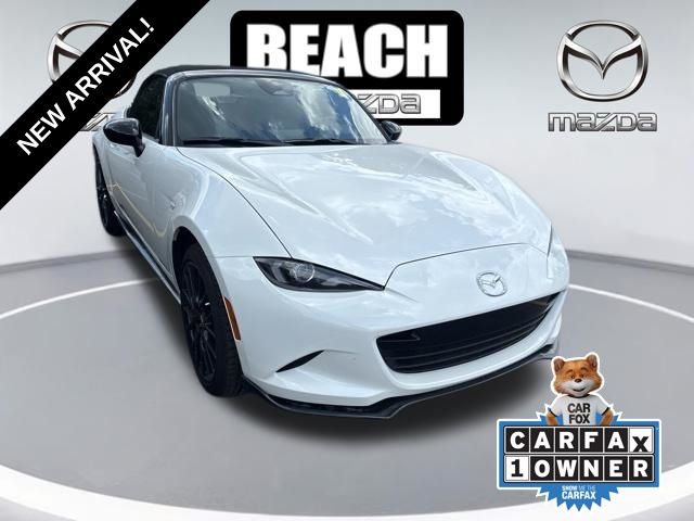 Snowflake White Pearl Mica 2025 Mazda MX-5 Miata Convertible Rear-Wheel Drive 6-Speed Manual