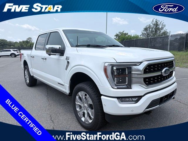 White Metallic 2023 Ford F-150 Pickup Truck Four-Wheel Drive Automatic