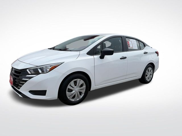 White (Fresh Powder) 2023 Nissan Versa Sedan Front-Wheel Drive Continuously Variable Transmission