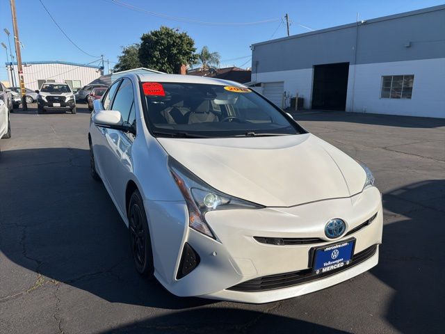 White (Blizzard Pearl) 2018 Toyota Prius Hatchback Front-Wheel Drive Continuously Variable Transmission