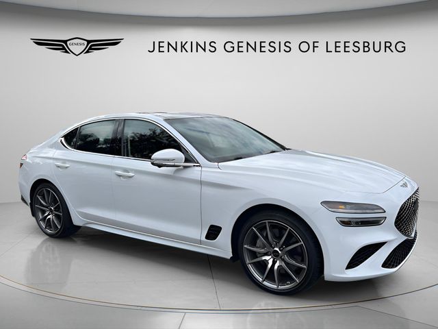 Alta White 2026 Genesis G70 2.5T Prestige RWD Sedan Rear-Wheel Drive 8-Speed Automatic