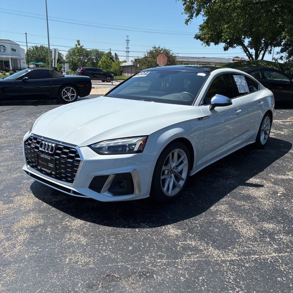Glacier White 2021 Audi S5 Sportback Sedan All-Wheel Drive 8-Speed Automatic