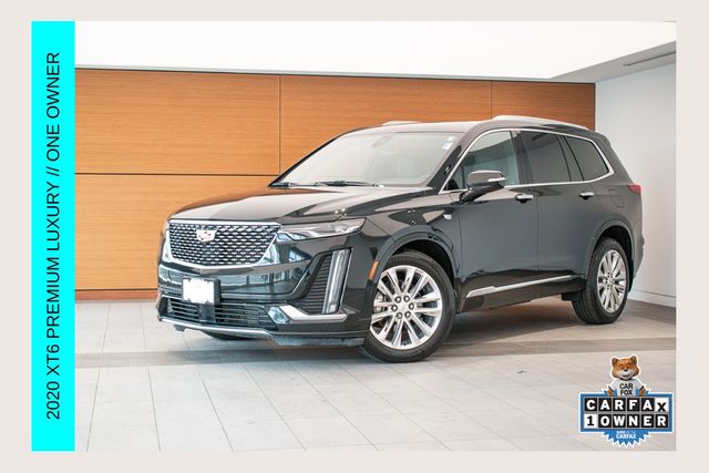 Black 2020 Cadillac XT6 Premium Luxury AWD SUV / Crossover Four-Wheel Drive 9-Speed Automatic