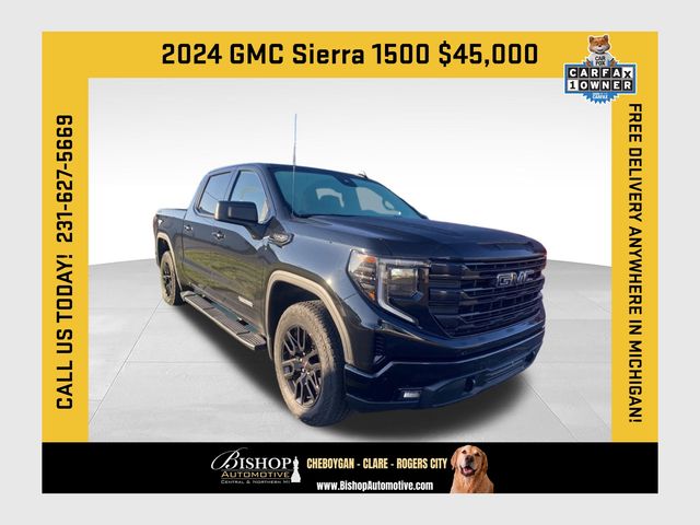 Onyx Black 2024 GMC Sierra 1500 Pickup Truck Four-Wheel Drive Automatic