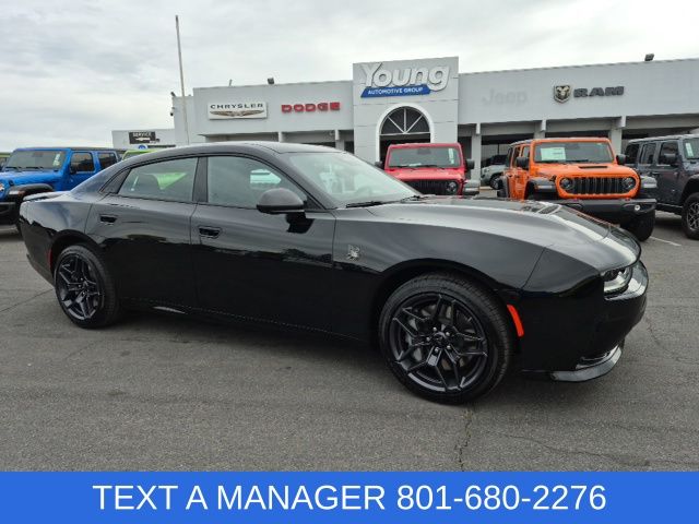 Diamond Black Crystal Pearlcoat 2026 Dodge Charger Sedan All-Wheel Drive 8-Speed Automatic