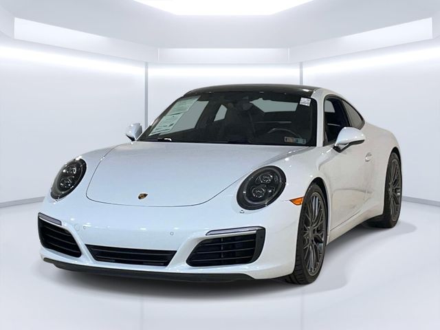 Carrara White Metallic 2017 Porsche 911 Coupe Rear-Wheel Drive 7-Speed Automatic