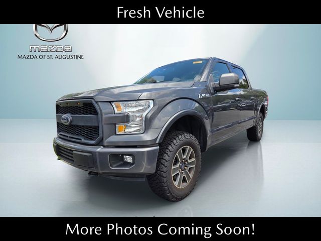 Gray (Magnetic) 2016 Ford F-150 Pickup Truck Four-Wheel Drive 6-Speed Automatic