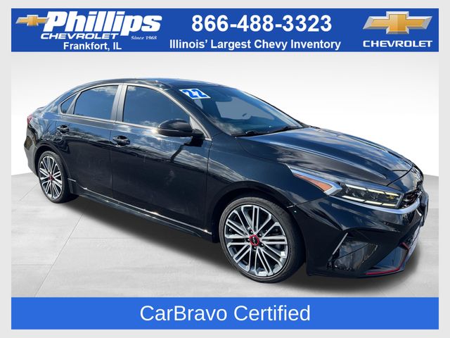 Aurora Black Pearl 2022 Kia Forte GT FWD Sedan Front-Wheel Drive 7-Speed Automatic