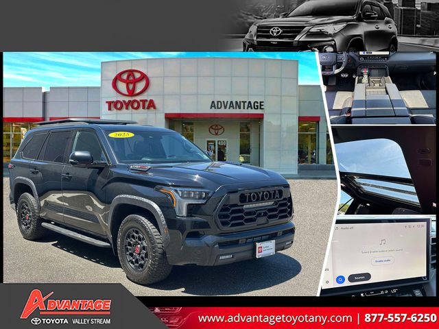 Midnight Black Metallic 2025 Toyota Sequoia TRD Pro 4WD SUV / Crossover Four-Wheel Drive Automatic