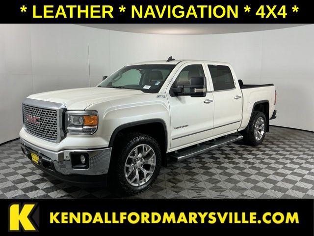 White Diamond Clearcoat 2015 GMC Sierra 1500 Pickup Truck Four-Wheel Drive 6-Speed Automatic Overdrive