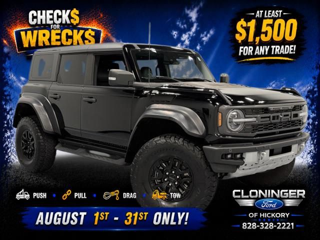 Shadow Black 2022 Ford Bronco Raptor SUV / Crossover Four-Wheel Drive Automatic