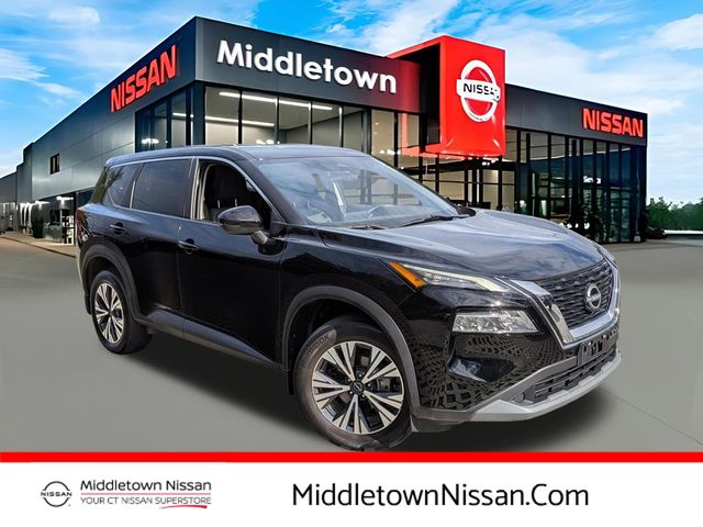 Super Black 2022 Nissan Rogue SUV / Crossover All-Wheel Drive Continuously Variable Transmission