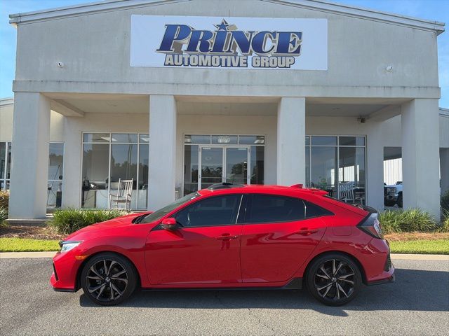 Red 2018 Honda Civic Hatchback Sport Touring FWD Hatchback Front-Wheel Drive Continuously Variable Transmission